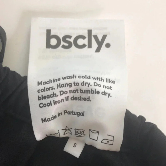 bscly. Black Organic Cotton Shorts - Picture 11 of 14